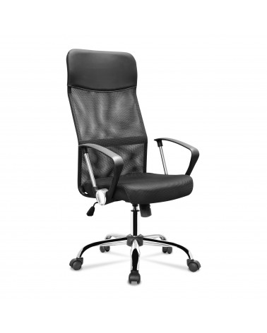Ergonomická kancelářská židle v černé barvě